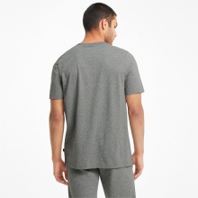 Puma Freizeit-Tshirt Essentials Logo (100% Baumwolle) grau Herren